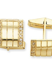 1.25 cts.t.w. Diamond Essence melee set in 14k gold plated over sterling silver. Looks elegant for everyday and any day.