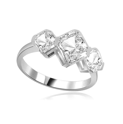 Tilt-Magnifient ring in Silver