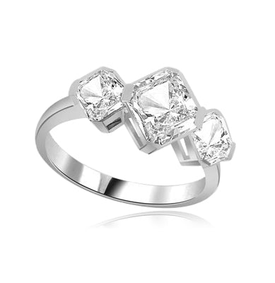 Tilt-Magnifient ring in Silver