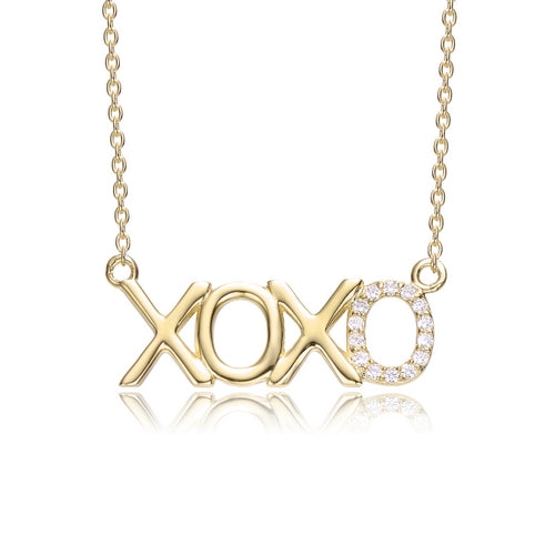 XOXO Gold plated silver necklace