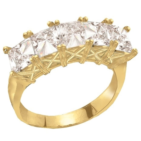 Sweet Love-Cool princess band in Gold Vermeil
