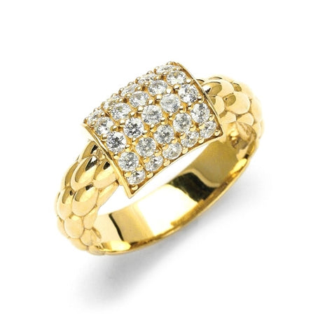A beautiful Companion Ring to the bangle bracelet, with 3.0 Cts. Round Diamond Essence masterpieces adorning the elegant antique style band.