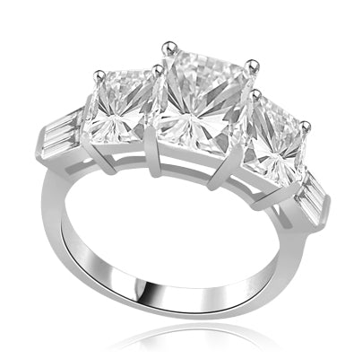 Aspen-Imposing ring in 14K Solid White Gold