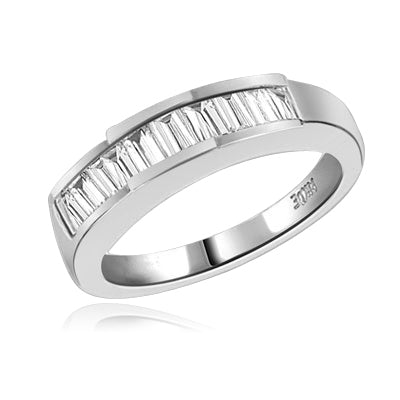 Eternity BandChannel-set in white gold