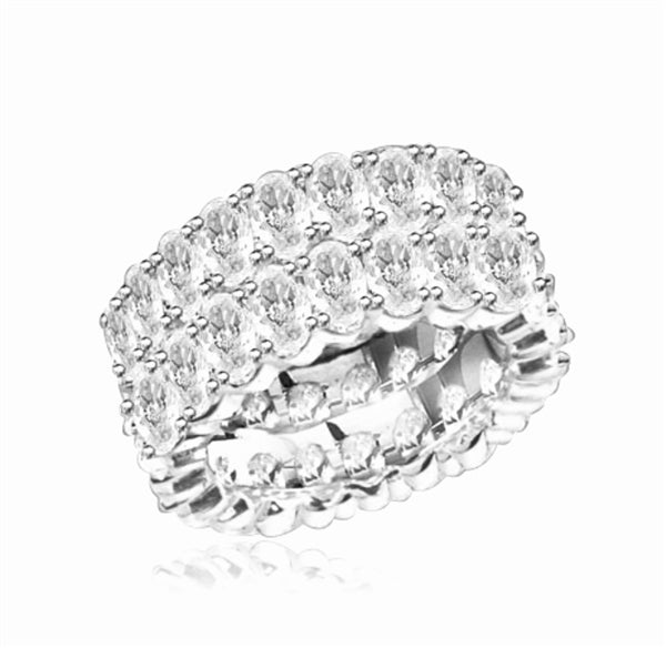 anniversary band  44 oval cut brilliant stones