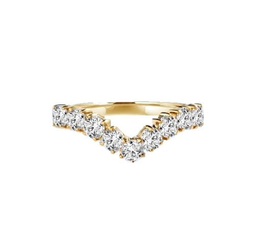 V-shaped rings of Diamond Essence jewels
