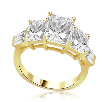 Aspen-Imposing ring in Gold Vermeil