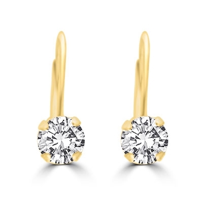 Discover more than 201 leverback diamond earrings best
