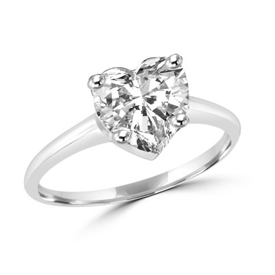 Tiffany Soleste Heart-shaped Halo Engagement Ring with a Diamond Platinum  Band